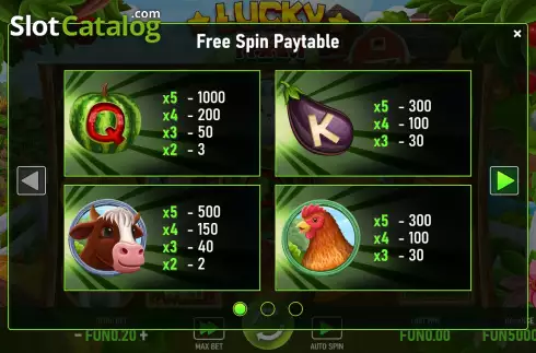Скрин7. Lucky Farm слот