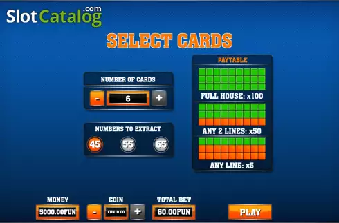 Скрин2. Bingo (Urgent Games) слот