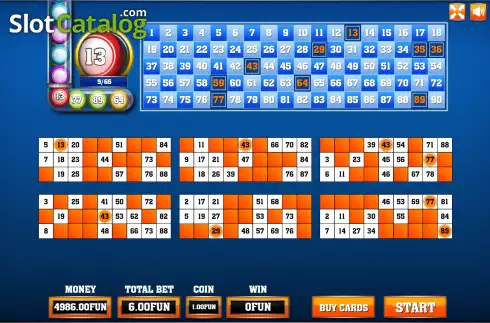 Скрин4. Bingo (Urgent Games) слот