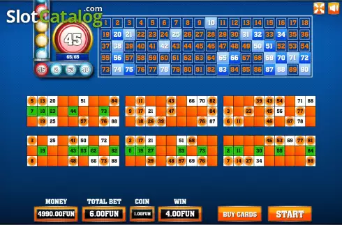 Скрин5. Bingo (Urgent Games) слот