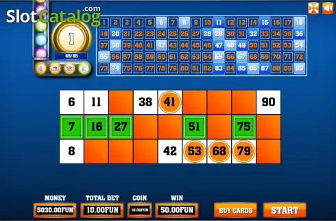 Скрин6. Bingo (Urgent Games) слот