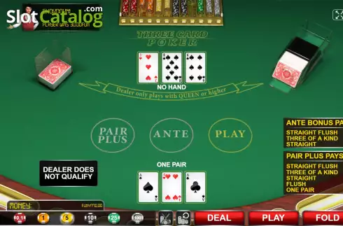 Скрин4. Three Card Poker (Urgent Games) слот