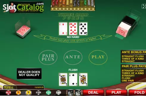 Скрин5. Three Card Poker (Urgent Games) слот