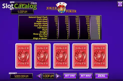 Скрин2. Joker Poker (Urgent Games) слот