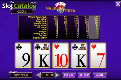 Скрин6. Joker Poker (Urgent Games) слот