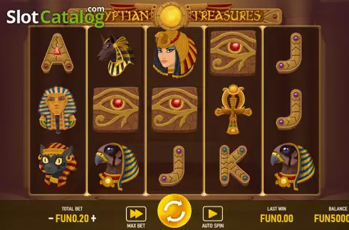 Скрин2. Egyptian Treasures (Urgent Games) слот