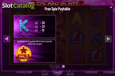 Скрин9. Golden Slots слот