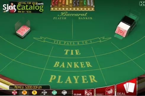Скрин2. Baccarat (Urgent Games) слот