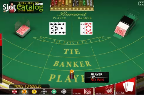 Скрин5. Baccarat (Urgent Games) слот