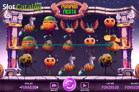 Скрин4. Pumpkins Fiesta слот