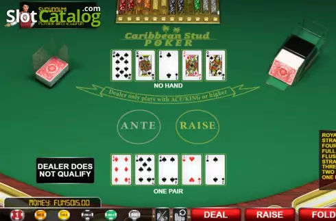 Скрин8. Caribbean Stud Poker (Urgent Games) слот