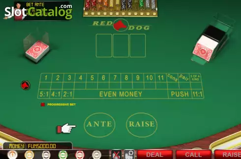 Скрин2. Red Dog Poker слот