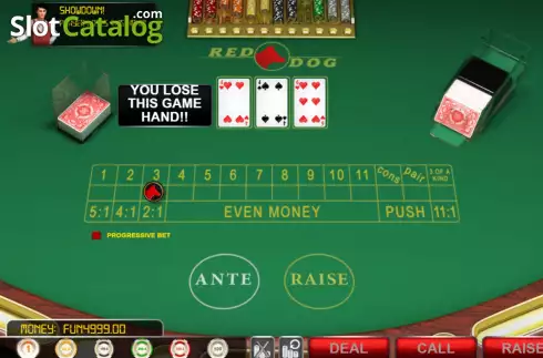 Скрин5. Red Dog Poker слот