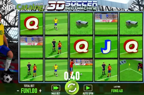 Скрин3. 3D Soccer слот