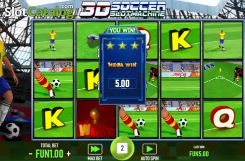 Скрин5. 3D Soccer слот
