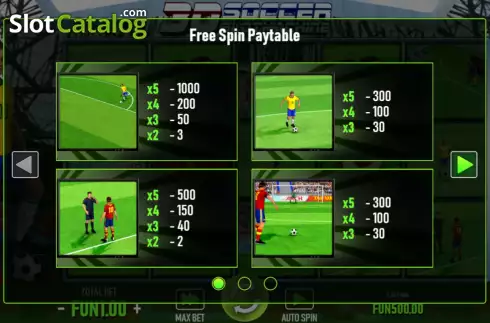 Скрин6. 3D Soccer слот