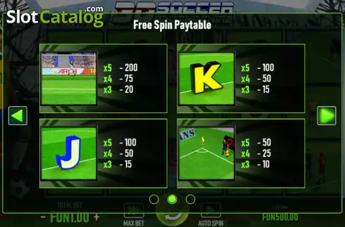 Скрин7. 3D Soccer слот