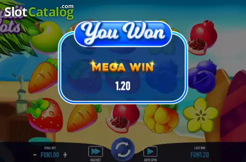 Скрин3. Fruit Slots (Urgent Games) слот