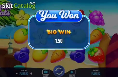 Скрин4. Fruit Slots (Urgent Games) слот