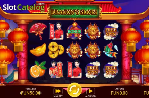 Скрин2. Dragon's Slots слот