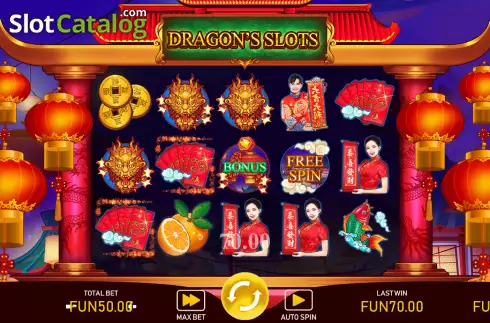 Скрин3. Dragon's Slots слот