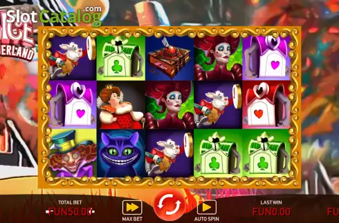 Скрин2. Alice In Wonderland (Urgent Games) слот