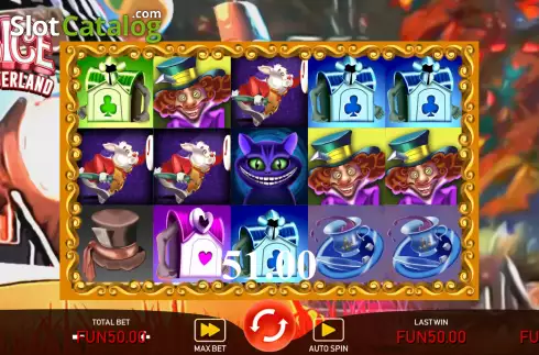 Скрин3. Alice In Wonderland (Urgent Games) слот