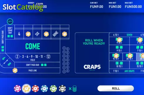 Скрин4. Craps Hexa слот