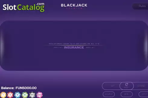 Скрин2. Blackjack Premium Single Deck слот