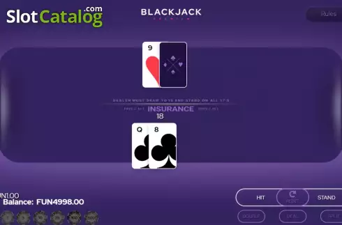 Скрин5. Blackjack Premium Single Deck слот