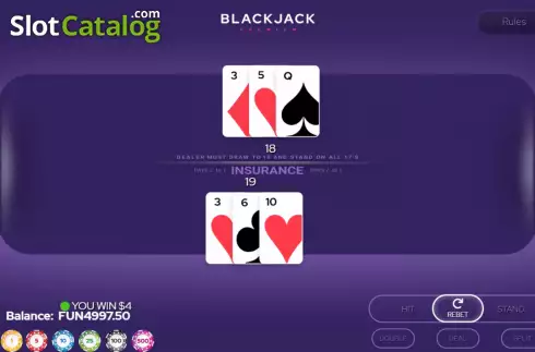 Скрин8. Blackjack Premium Single Deck слот