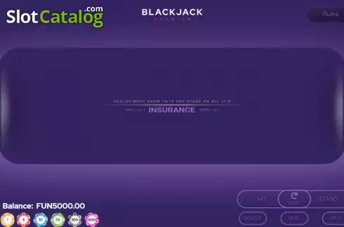 Скрин2. Blackjack Premium Double Deck слот
