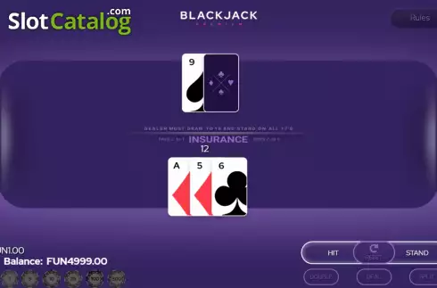 Скрин4. Blackjack Premium Double Deck слот