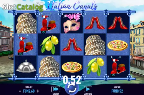 Скрин3. Italian Canals слот