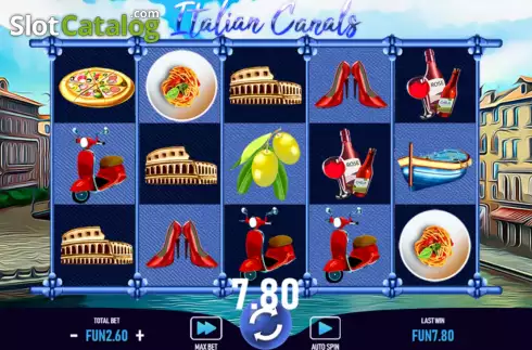 Скрин4. Italian Canals слот