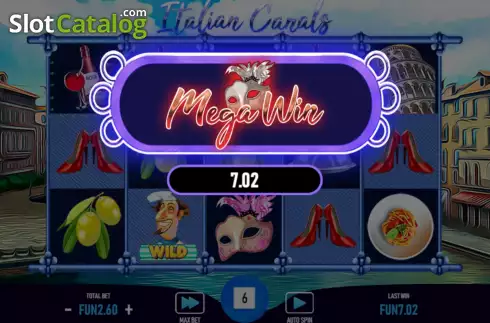 Скрин5. Italian Canals слот