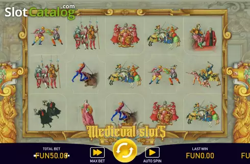 Скрин2. Medieval Slots слот
