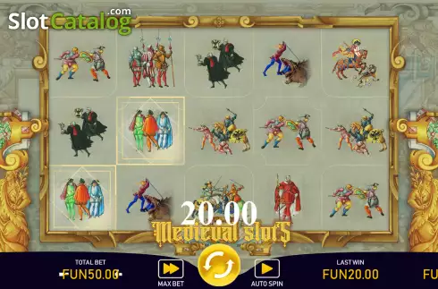 Скрин3. Medieval Slots слот