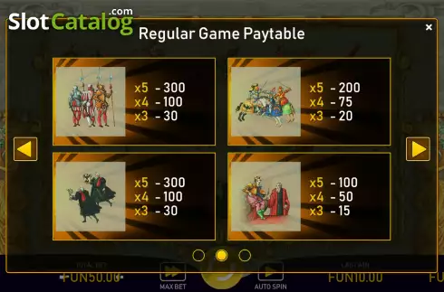 Скрин6. Medieval Slots слот