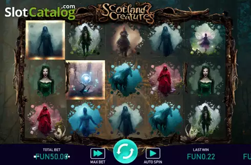Скрин2. Scotland Creatures слот