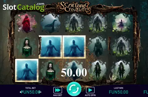 Скрин3. Scotland Creatures слот