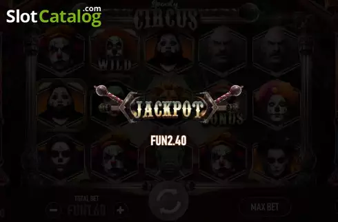 Скрин3. Spooky Circus (Urgent Games) слот