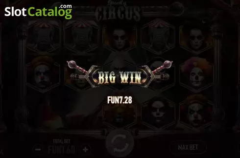 Скрин4. Spooky Circus (Urgent Games) слот