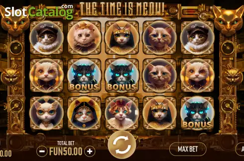Скрин2. The Time is Meow слот