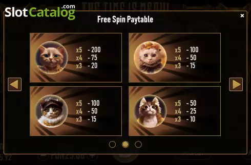 Скрин6. The Time is Meow слот