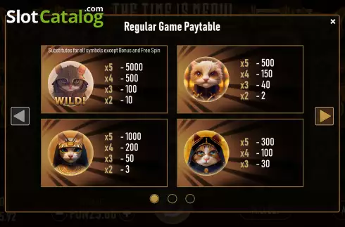 Скрин8. The Time is Meow слот