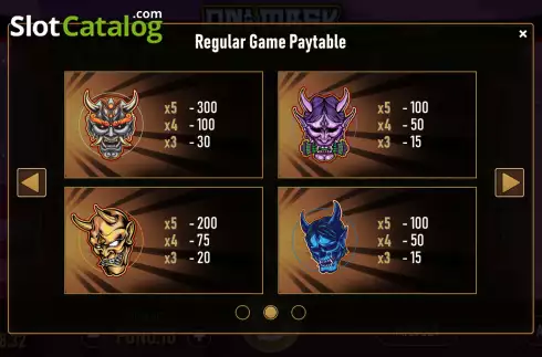 Скрин9. Oni Mask слот