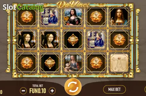 Скрин2. Da Vinci Slots слот