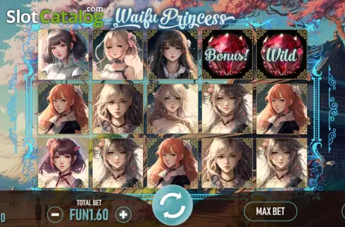 Скрин2. Waifu Princess слот