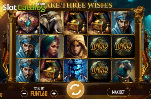 Скрин2. Make Three Wishes слот